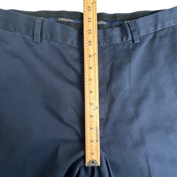 Brooks Brothers Mens‎ Cotton Navy Blue Advantage Chino Clark Size 38 - Picture 6 of 7